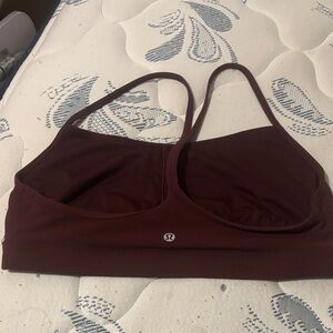 lululemon athletica Dark Red Sports Bra